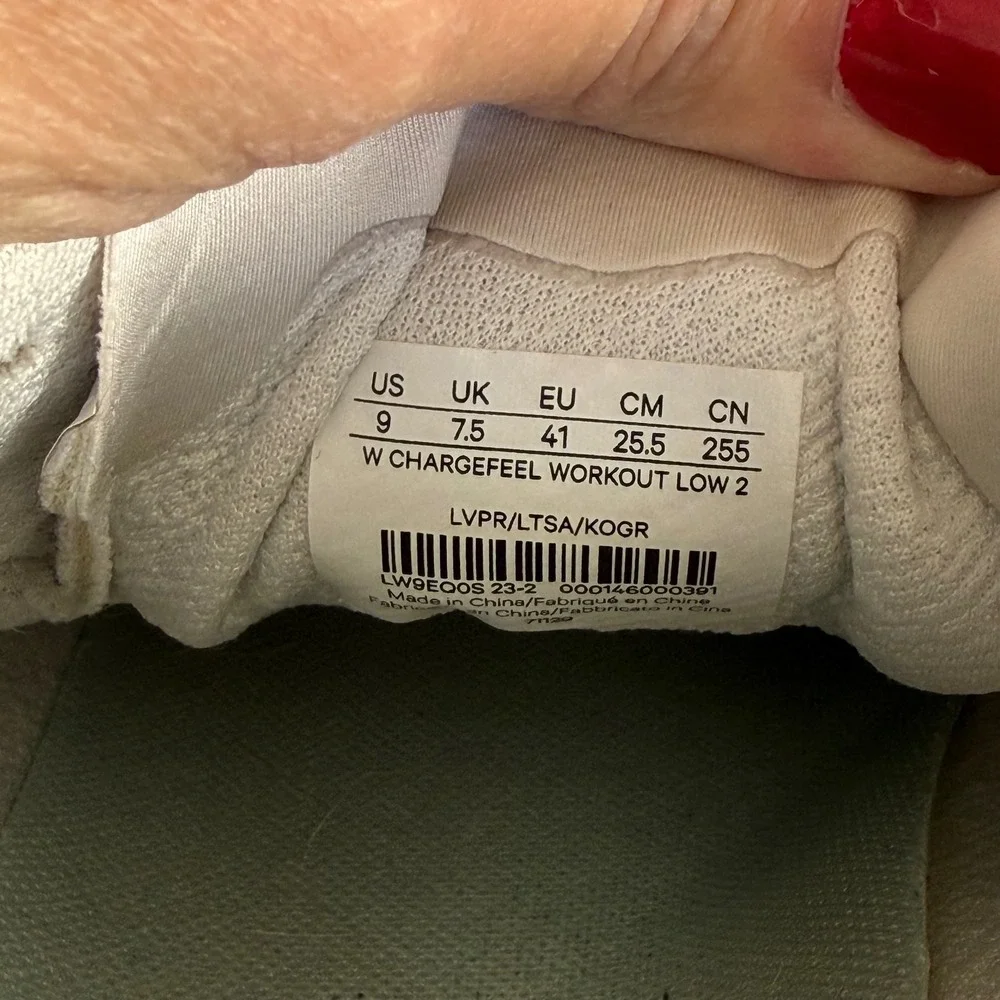 Lululemon Chargefeel Low 2 Workout Shoes Womens 9 US 41 EU Green Sneakers Active